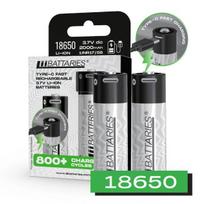 Liibattaries 18650 Lithium-Ion Battery 2000mAh 3.7V, 2 vnt.
