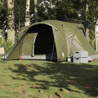 vidaXL šeimos palapinė 6 asmenims, alyvuogių žalia (Olive Green)