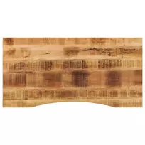 rasomasis stalas 120x60 - vidaXL Rašomojo stalo stalviršis su linkiu, 120x60x2,5cm, mango (Mango) - 1 nuotrauka