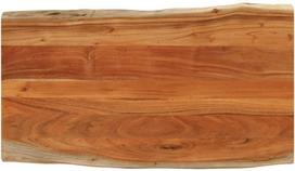 stalvirsis 120x60 - vidaXL Stalviršis, 120x60x3,8cm, akacijos masyvas, su gyvu kraštu (Live Edge) - 1 nuotrauka