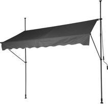 ProGarden Sodo markizė, reguliuojama, 250x120 cm, pilka (Grey)