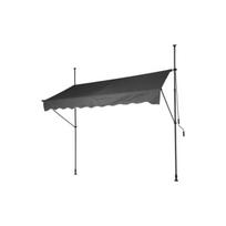 tentai terasoms - ProGarden Sodo markizė, reguliuojama, 250x120 cm, pilka (Grey) - 2 nuotrauka
