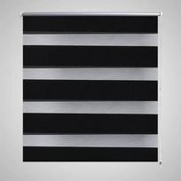 Ritininė užuolaida vidaXL Zebra, 120 x 230 cm, juodas (Black)