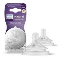 zindukai philips avent - Philips Avent Natural Response silikoninis žindukas 6m+ greito pratekėjimo 2 vnt. SCY965/02 - 1 nuotrauka