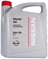 Variklinė alyva Nissan 5W30 NISSAN SYNTHETIC C4 5L