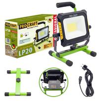ProCraft LP20 Akumuliatorinis LED Šviestuvas 20 V (be akum. ir krov.)