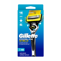 Gillette Fusion Proshield: skustuvas + 1 vnt. skustuvo galvutė
