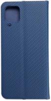 samsung galaxy a12 deklas - LUNA Book Carbon dėklas Samsung Galaxy A12 / M12 Mėlynas (Blue) - 2 nuotrauka