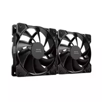 kompiuteriu ventiliatoria - Mars Gaming MFPROX2 2x 120mm Ventiliatorius Juodas (Black) - 2 nuotrauka