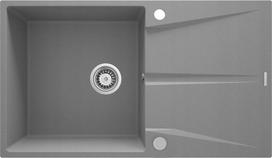 Deante Corio ZRC_S11A, granitas, 86 cm x 50 cm x 21.6 cm, Metallic pilkas (Metallic Grey)