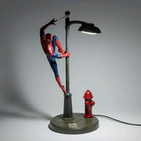 stalinis sviestuvas - Paladone Spider-Man Šviestuvas PP6369MC, 34cm, Balta (White) - 1 nuotrauka