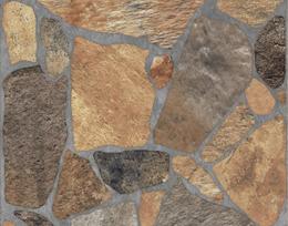 Akmens masės plytelės KAI Pebble 9754, 333 x 333 mm, 1,660 m2/dėž., glazūruotos, spl. ruda