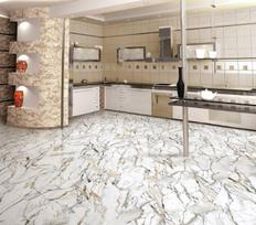 Akmens masės plytelės FOUR TILE Calacatta Luxe Rekt, 60 x 120 cm, 1,44 m2/dėž., glazūruotos, rektifi