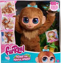 hasbro furreal - Hasbro FurReal Interaktyvus žaislas Peanut beždžionė, 40 cm - 2 nuotrauka