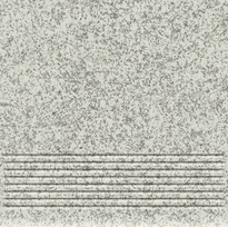 Akmens masės plytelės pakopa GRANITA WHITE ANTISLIP, 30 x 30 cm