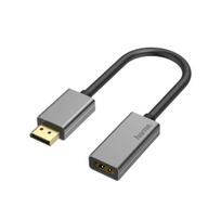 Adapteris Hama Premium Premium DisplayPort to HDMI Adapter 4K Ultra HD Video Support Displayport, HDMI, 0.5 m, juoda/pilka