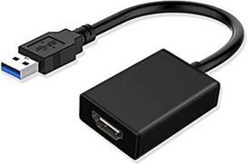 Adapteris MicroConnect USB 3.0, HDMI, 0.15 m, juoda
