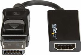 Adapteris StarTech DP2HD4K60S Display port male, HDMI female, juoda