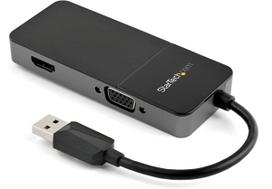 usb to hdmi adapter - Adapteris StarTech USB 3.0 to HDMI / VGA USB, HDMI / VGA, juoda - 1 nuotrauka