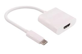 Adapteris MicroConnect USB Type-C, HDMI, balta