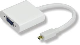 Adapteris MicroConnect Micro HDMI, VGA, balta
