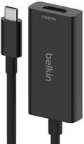 type 1 2 adapteris - Adapteris Belkin USB Type C Male, HDMI Type A Female, juoda - 1 nuotrauka