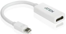 displayport hdmi adapteris - Adapteris Aten Mini DisplayPort to HDMI Mini Display port male, HDMI female, 0.2 m, balta - 1 nuotrauka