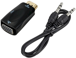Adapteris Fusion Accessories HDMI male - VGA female   3.5mm cable HDMI male, VGA Female