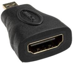 hdmi female hdmi male - Adapteris Akasa AK-CBHD22-BK Micro HDMI male, HDMI female, juoda - 1 nuotrauka