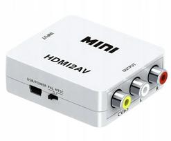 HDMI į AV garso RCA signalo keitiklio adapteris