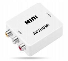 RCA CINCH į HDMI AV signalo keitiklio adapteris