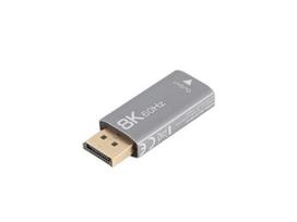 Lanberg DisplayPort (M) į HDMI (F) adapteris 8K sidabrinės spalvos