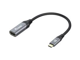type c usb hdmi - Equip 133492 adapteris: 0,15 m USB Type-C į HDMI kabelis, juodas ir pilkas, video perdavimui. - 1 nuotrauka