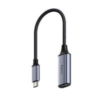 hdmi i displayport adapteris - Cudy UH401 USB-C į HDMI adapteris 4K 60Hz aliuminio kompaktiškas DisplayPort Alt režimas pilkas - 1 nuotrauka