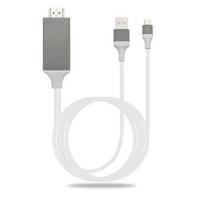 Adapteris Lightning HDMI FHD USB kabelis iPhone iPad
