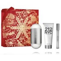Carolina Herrera 212 Nyc Dovanų rinkinys 100ml EDT + 100ml kūno losjonas + 10ml EDT