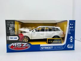 msz audi a7 - MSZ automobilio modelis Audi Q7, 1:24, balta (White) - 2 nuotrauka