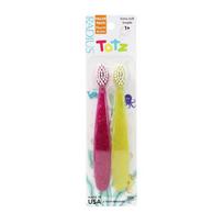 RADIUS dantų šepetėlis TOTZ EXTRA SOFT, 1–5 m., Rožinė/Geltona (Pink/Yellow)