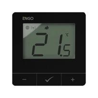 engo termostatas - Engo E25 Zigbee virštinkinis termostatas 230V Juodas (Black) - 1 nuotrauka