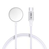 usb c kabelus - Tech-Protect "UltraBoost USB-C belaidis įkroviklis Apple Watch" Baltas (White) - 1 nuotrauka