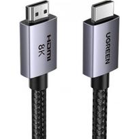 ugreen 3m - Ugreen HD171 HDMI 2.1 8K kabelis 3m Pilkas (Gray) - 2 nuotrauka