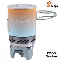 virykle 1 degiklio - Fire-Maple FMS-X1 Gradient turistinė dujinė viryklė su puodu - 1 nuotrauka