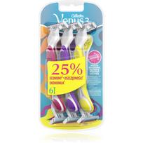 venus skustuvas - Gillette Venus 3 Simply vienkartiniai skustuvai, 6 vnt. - 1 nuotrauka