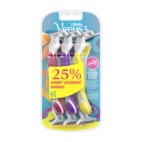 venus skustuvas - Gillette Venus 3 Simply vienkartiniai skustuvai, 6 vnt. - 2 nuotrauka