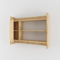 Pakabinama virtuvės lentyna Kalune Design Knerr 935CMN1308, ruda, 85 cm x 15 cm x 65 cm