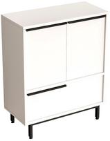 Laisvai pastatoma virtuvės spintelė Kalune Design, balta, 35.5 cm x 74.8 cm x 90.4 cm