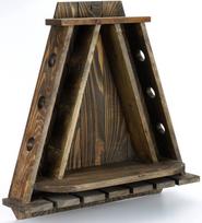 Butelių lentyna Kalune Design Raf072, ąžuolo, 18 cm x 57 cm x 58 cm