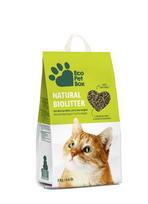 Kačių kraikas EcoPetBox Natural, medienos drožlių (nesušokantis), 3 kg