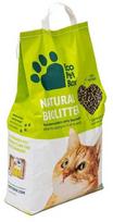 Kačių kraikas EcoPetBox Natural Biolitter, medienos drožlių (nesušokantis), 5 kg