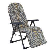 Lauko krėslas Patio Galaxy Plus G050-06IB, geltona/pilka, 85 cm x 59 cm x 105 cm